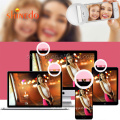 Easy to carry Usb Rechargeable Fill Light  Live Clip-on led selfie ring light Phone